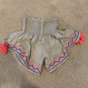 One size fits all swim coverup shorts